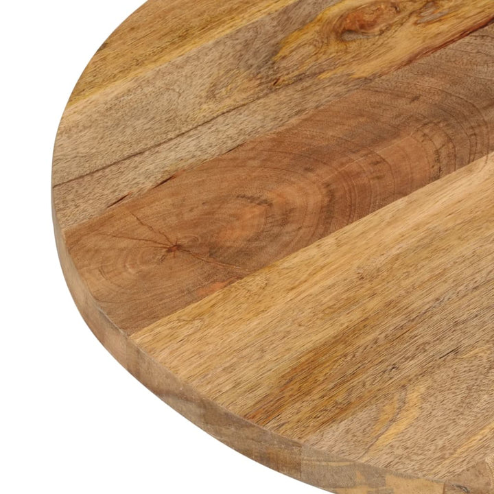 bordplade 90x40x2,5 cm oval massivt mangotræ
