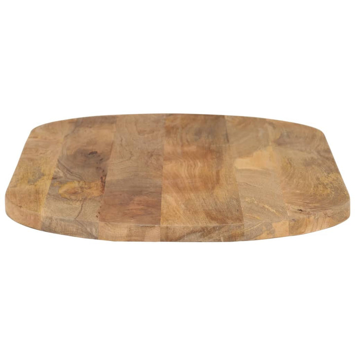 bordplade 80x40x3,8 cm oval massivt mangotræ