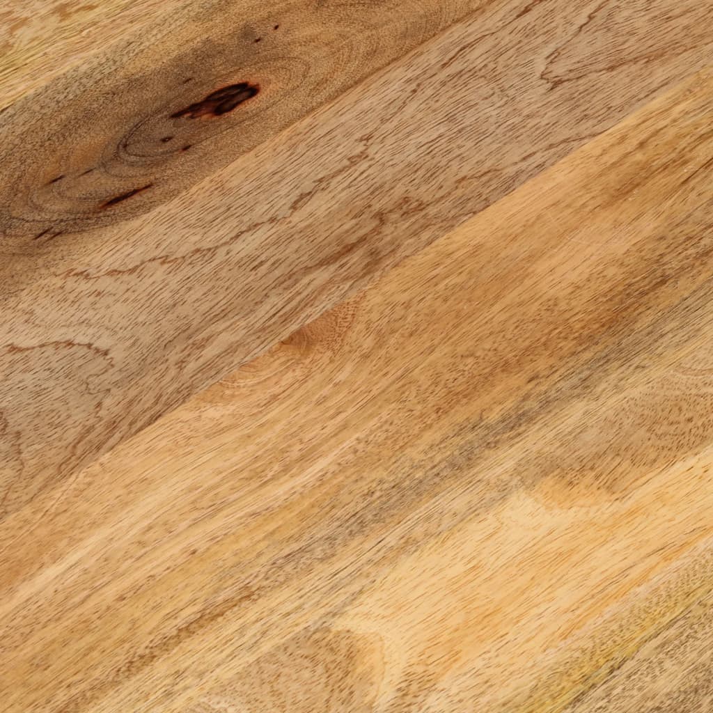 bordplade 80x40x3,8 cm oval massivt mangotræ