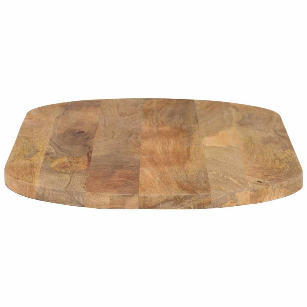 bordplade 140x60x3,8 cm oval massivt mangotræ