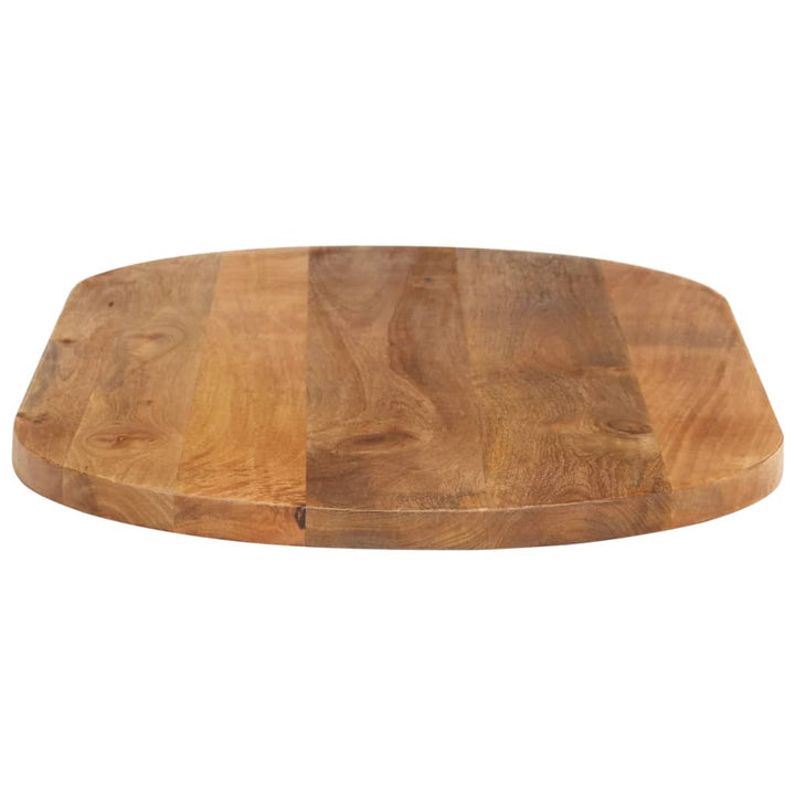 bordplade 100x40x3,8 cm oval massivt mangotræ