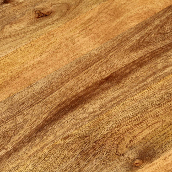 bordplade 100x40x3,8 cm oval massivt mangotræ