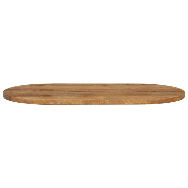 bordplade 110x50x3,8 cm oval massivt mangotræ