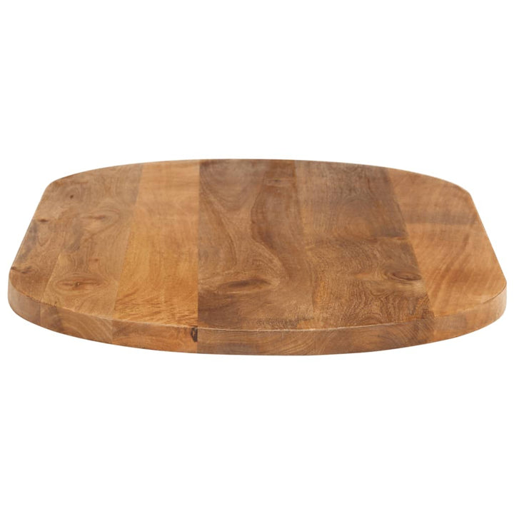 bordplade 110x50x3,8 cm oval massivt mangotræ