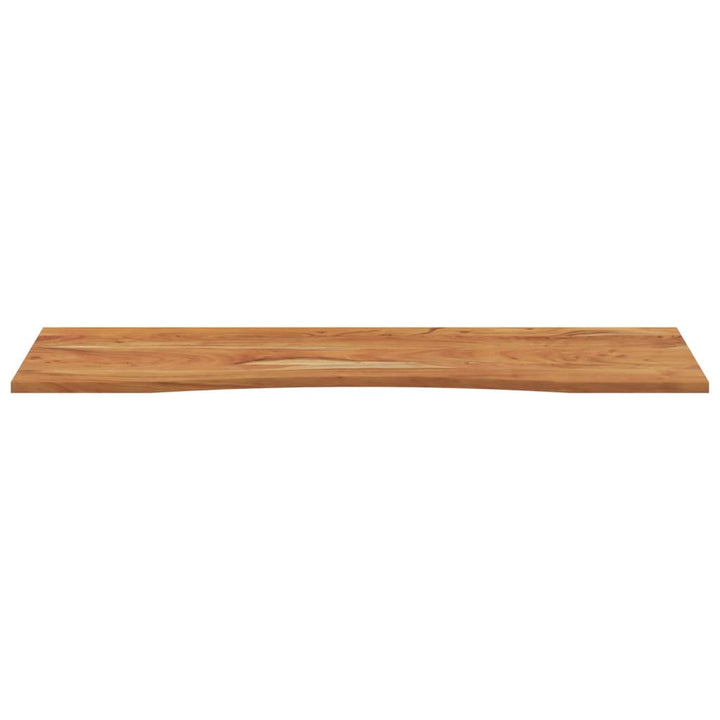 skrivebordsplade 140x50x2,5 cm rektangulær massivt akacietræ