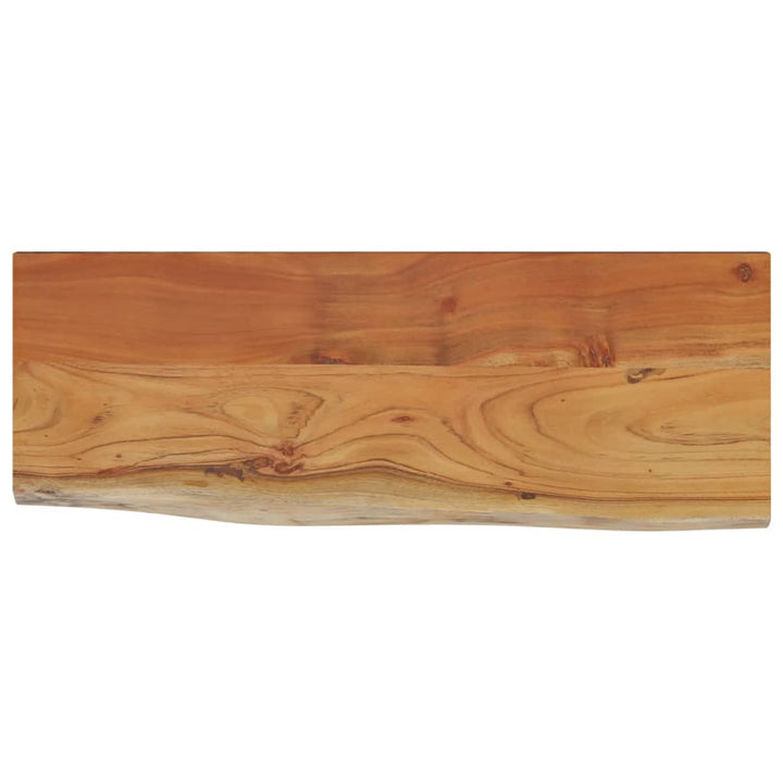 væghylde 50x20x2,5 cm rektangulær massivt akacietræ