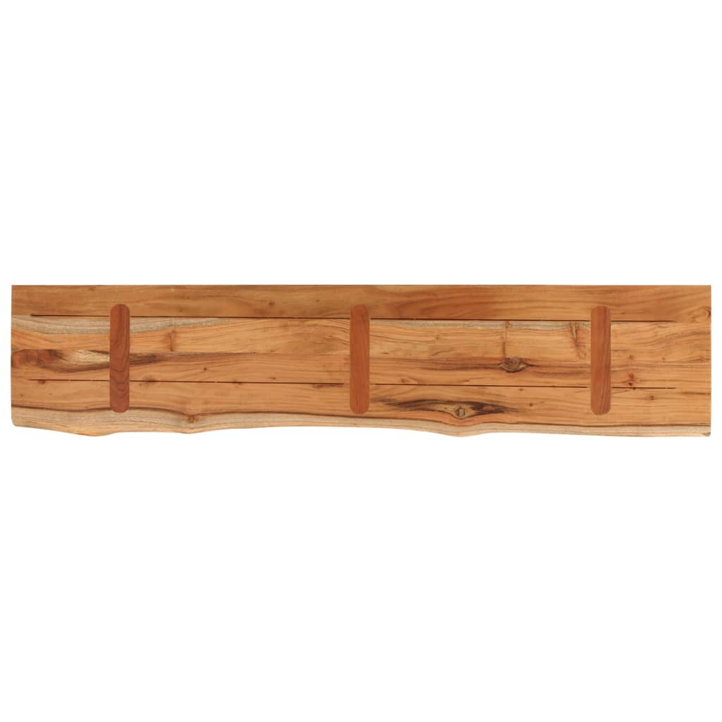 bordplade 180x30x2,5 cm rektangulær massivt akacietræ