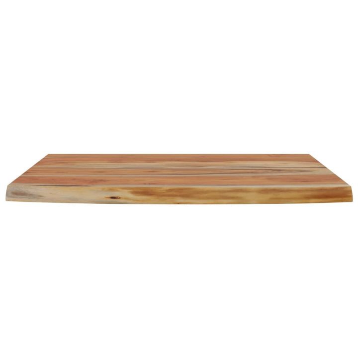 væghylde 70x40x2,5 cm rektangulær massivt akacietræ