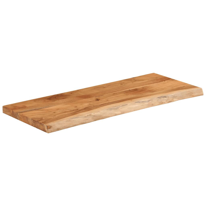 bordplade 90x40x2,5 cm rektangulær massivt akacietræ