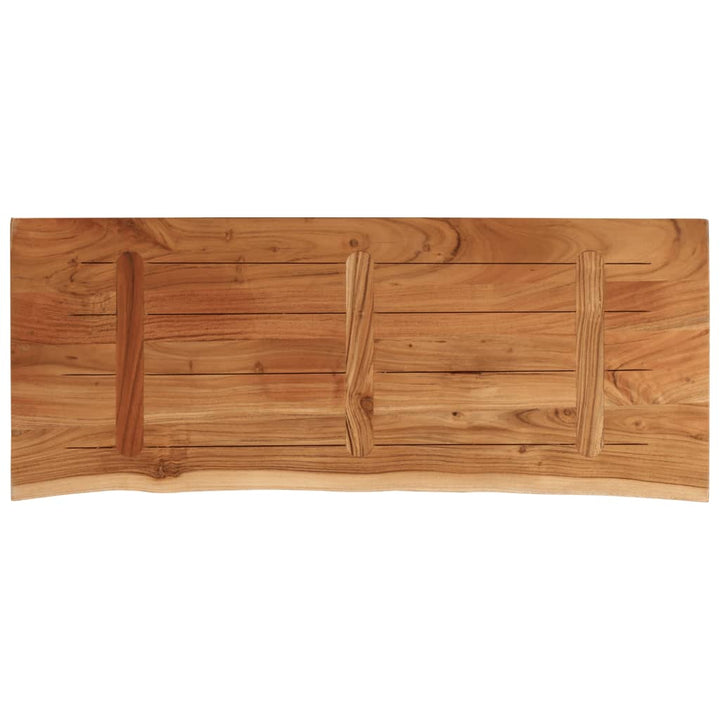 bordplade 90x40x2,5 cm rektangulær massivt akacietræ