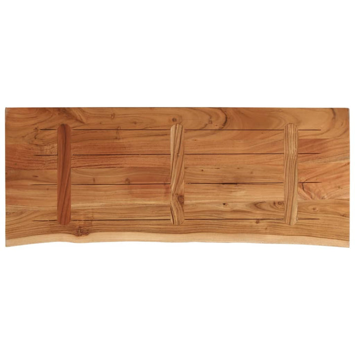 bordplade 110x40x2,5 cm rektangulær massivt akacietræ