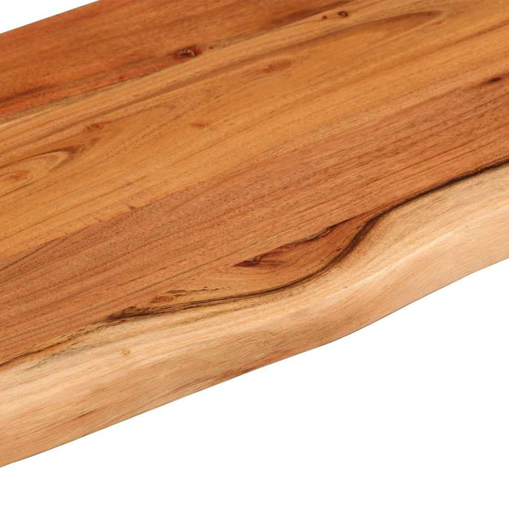 bordplade 120x40x2,5 cm rektangulær massivt akacietræ