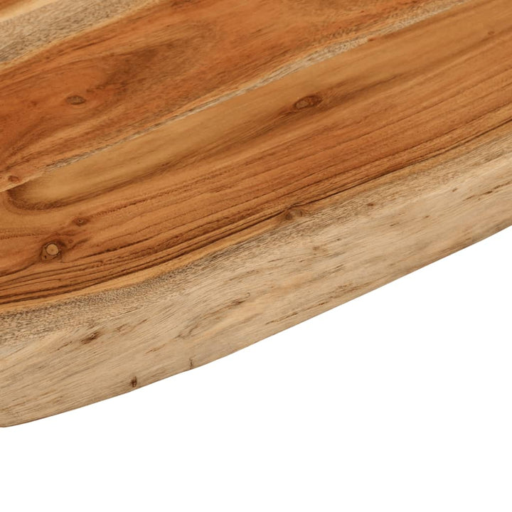 bordplade til badeværelse 70x60x2,5 cm rektangulær akacietræ