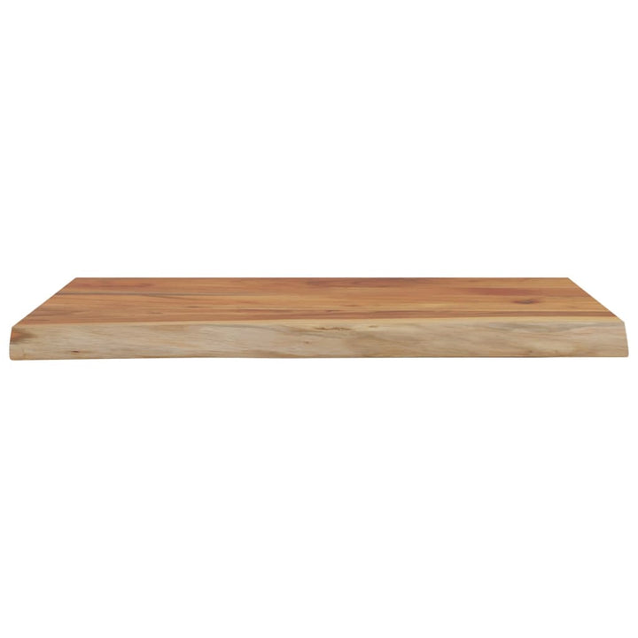 væghylde 40x20x3,8 cm rektangulær massivt akacietræ
