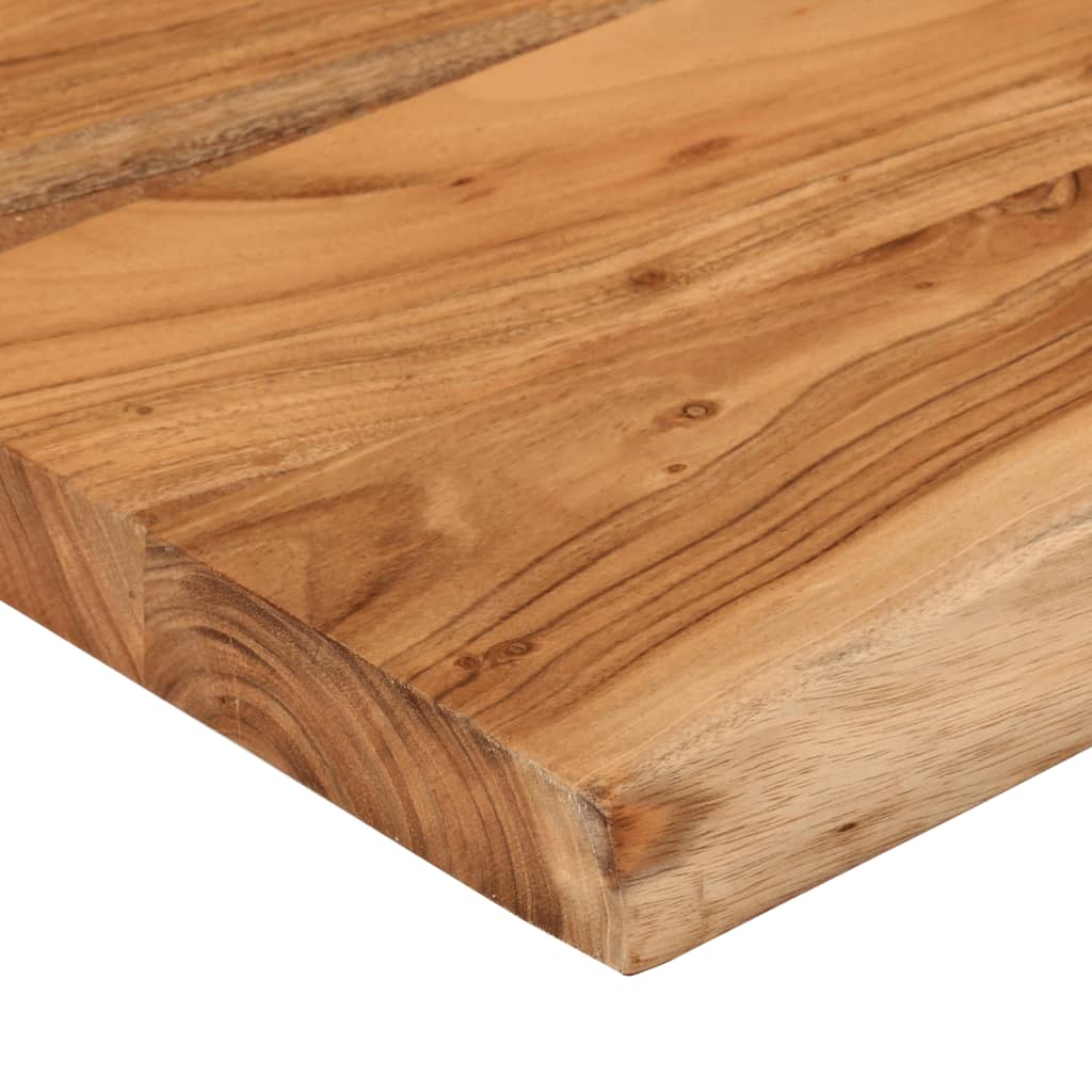 væghylde 40x20x3,8 cm rektangulær massivt akacietræ