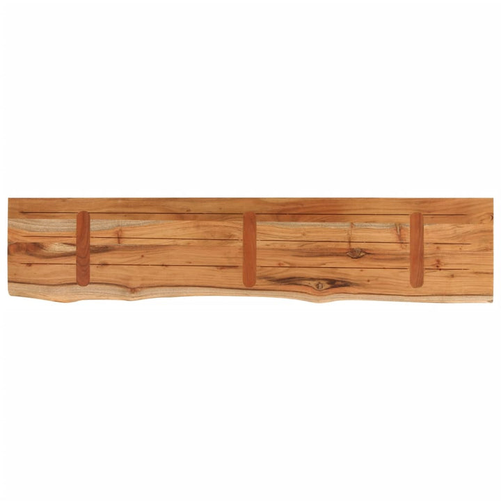 bordplade 180x30x3,8 cm rektangulær massivt akacietræ