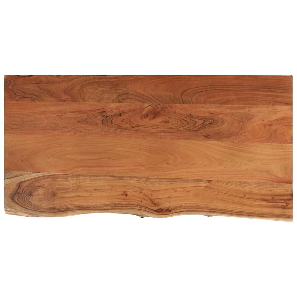 bordplade 80x40x3,8 cm rektangulær massivt akacietræ