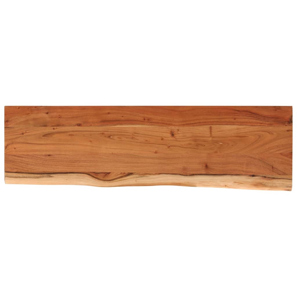 bordplade 120x40x3,8 cm rektangulær massivt akacietræ