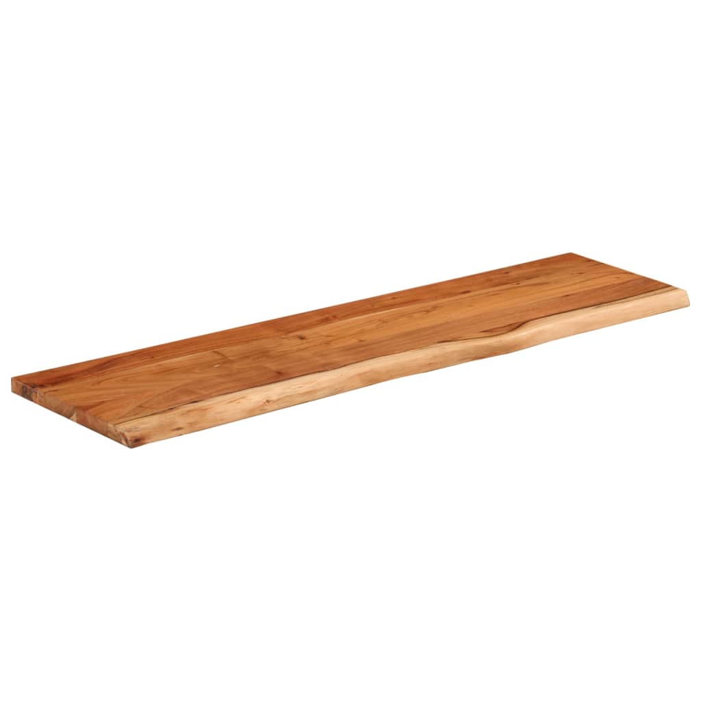 bordplade 120x40x3,8 cm rektangulær massivt akacietræ