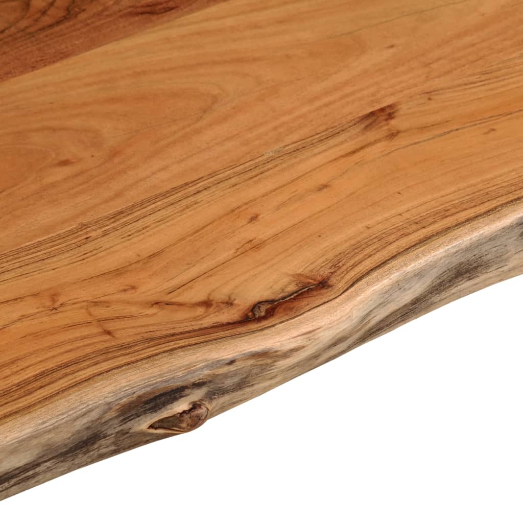 bordplade til badeværelse 100x60x3,8 cm rektangulær akacietræ