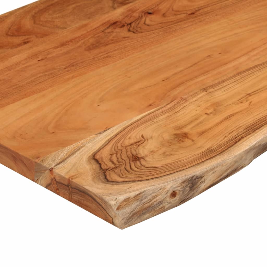 bordplade til badeværelse 100x60x3,8 cm rektangulær akacietræ