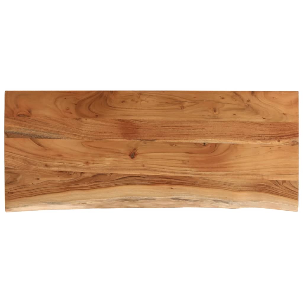 bordplade til badeværelse 140x60x3,8 cm rektangulær akacietræ