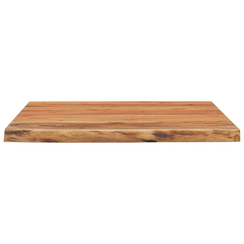 skrivebordsplade 80x80x3,8 cm firkantet massivt akacietræ