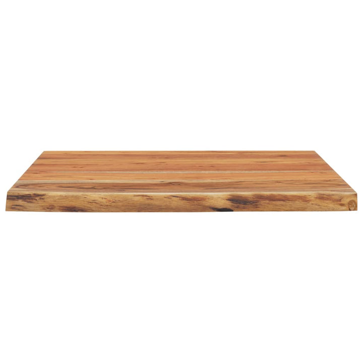 skrivebordsplade 80x80x3,8 cm firkantet massivt akacietræ