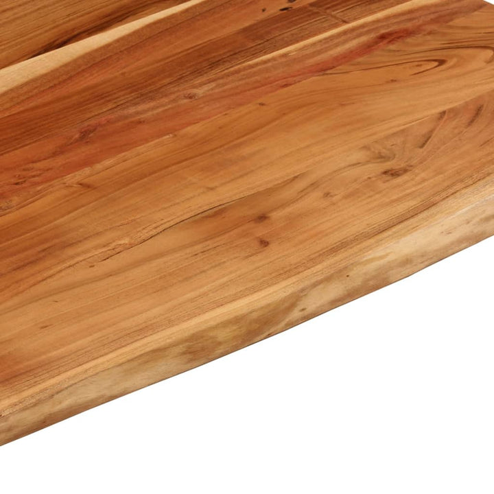 skrivebordsplade 100x80x3,8 cm rektangulær massivt akacietræ