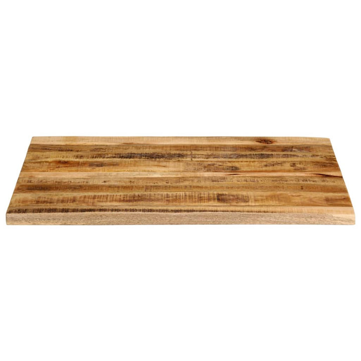 bordplade 110x80x2,5 cm naturlig kant massivt ru mangotræ