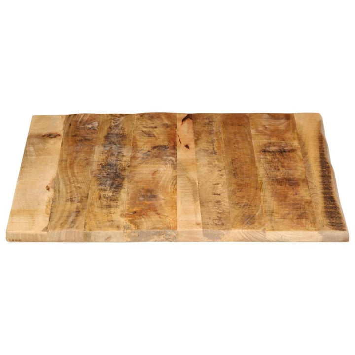 bordplade 110x80x2,5 cm naturlig kant massivt ru mangotræ