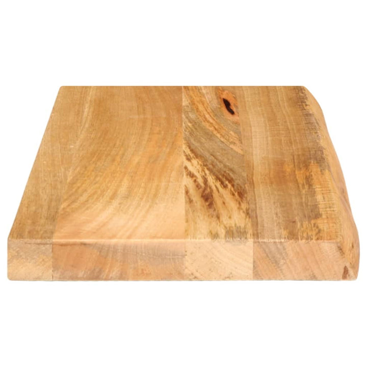 bordplade 50x20x2,5 cm naturlig kant massivt mangotræ