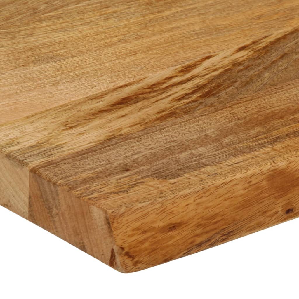 bordplade 60x20x2,5 cm naturlig kant massivt mangotræ
