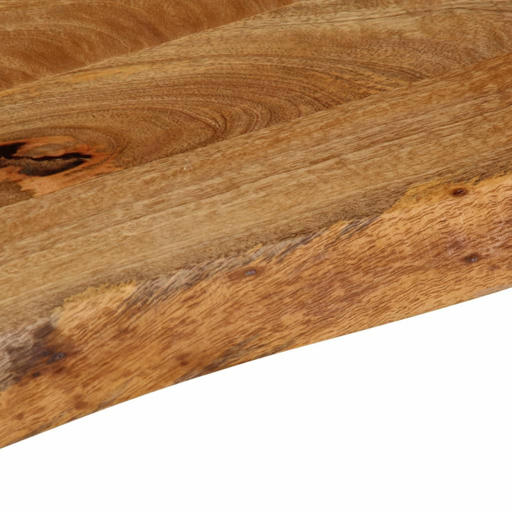 bordplade 60x20x2,5 cm naturlig kant massivt mangotræ