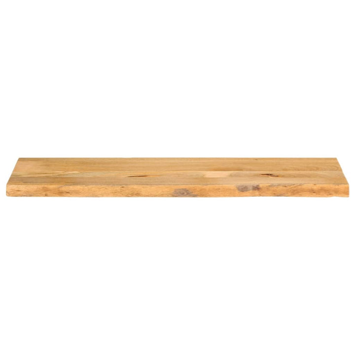 bordplade 120x20x2,5 cm naturlig kant massivt mangotræ
