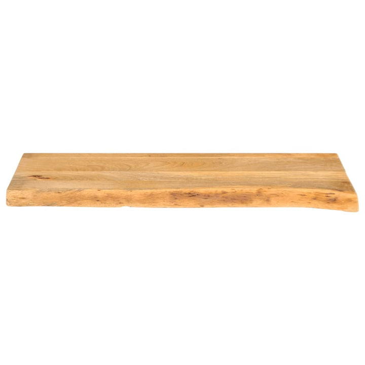 bordplade 70x30x2,5 cm naturlig kant massivt mangotræ