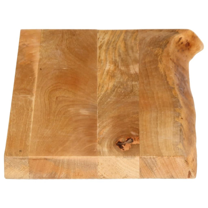 bordplade 70x30x2,5 cm naturlig kant massivt mangotræ