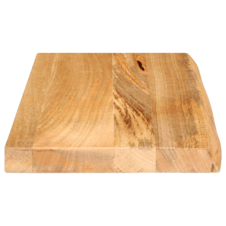 bordplade 60x40x2,5 cm naturlig kant massivt mangotræ