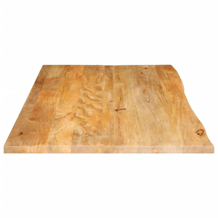 bordplade 100x60x2,5 cm naturlig kant massivt mangotræ