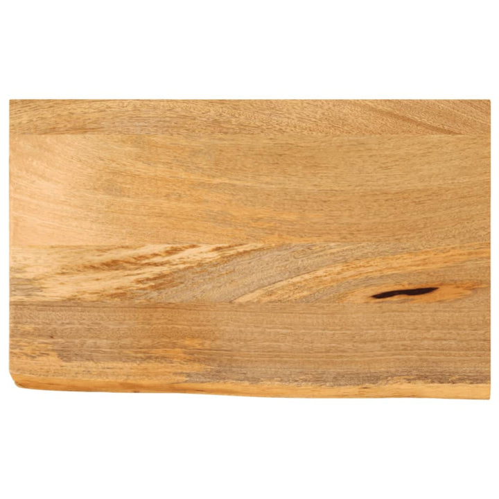 bordplade 50x30x3,8 cm naturlig kant massivt mangotræ
