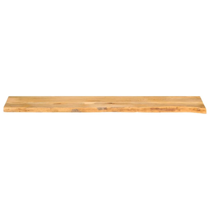 bordplade 160x30x3,8 cm naturlig kant massivt mangotræ