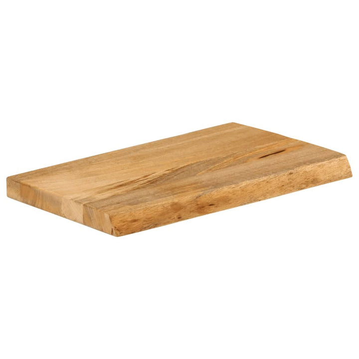 bordplade 60x40x3,8 cm naturlig kant massivt mangotræ