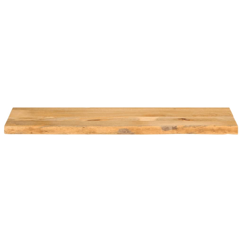 bordplade 100x40x3,8 cm naturlig kant massivt mangotræ