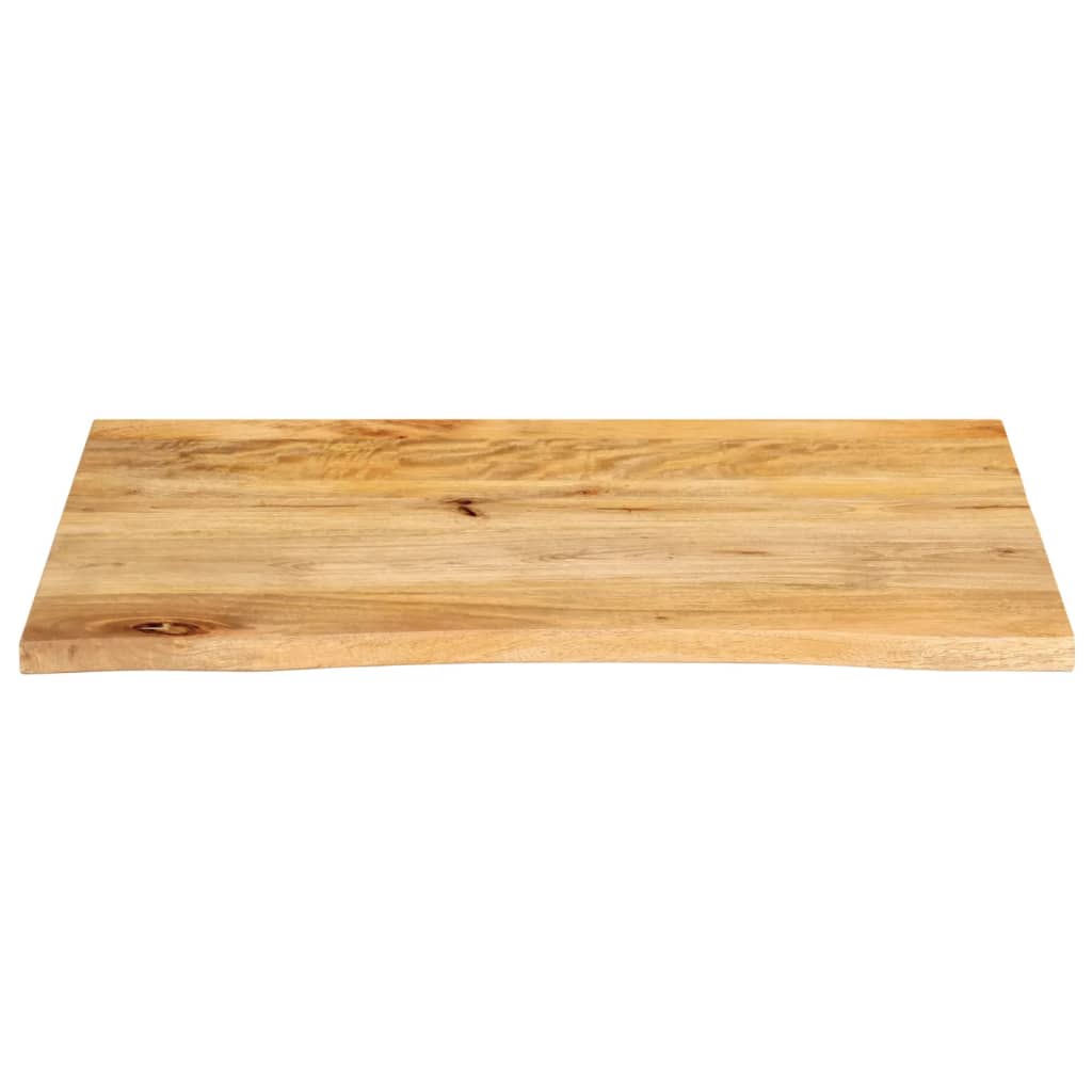 bordplade 80x60x3,8 cm naturlig kant massivt mangotræ
