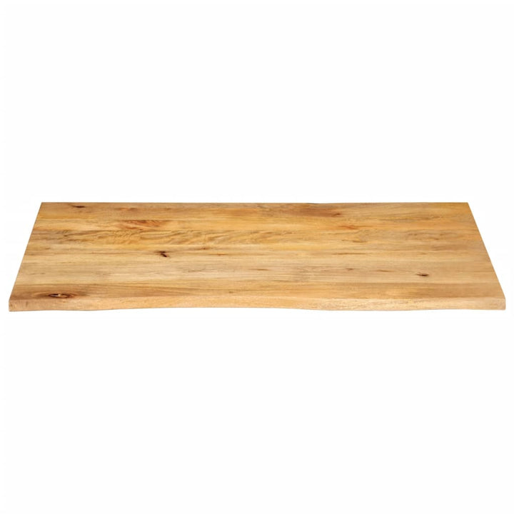 bordplade 110x60x3,8 cm naturlig kant massivt mangotræ