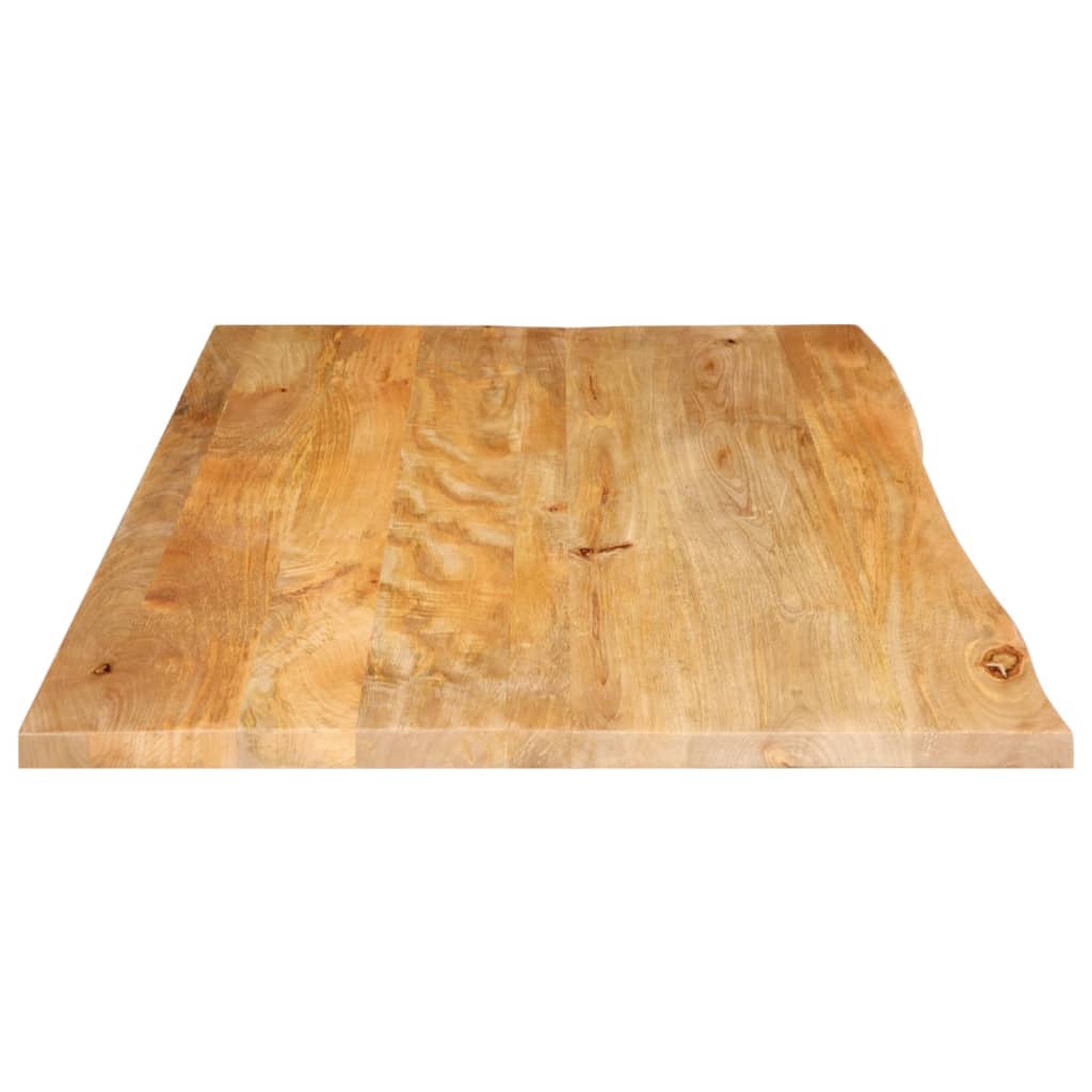 bordplade 110x60x3,8 cm naturlig kant massivt mangotræ