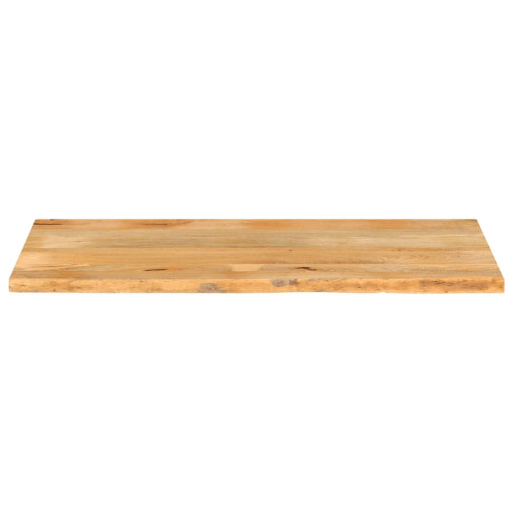 bordplade 140x60x3,8 cm naturlig kant massivt mangotræ