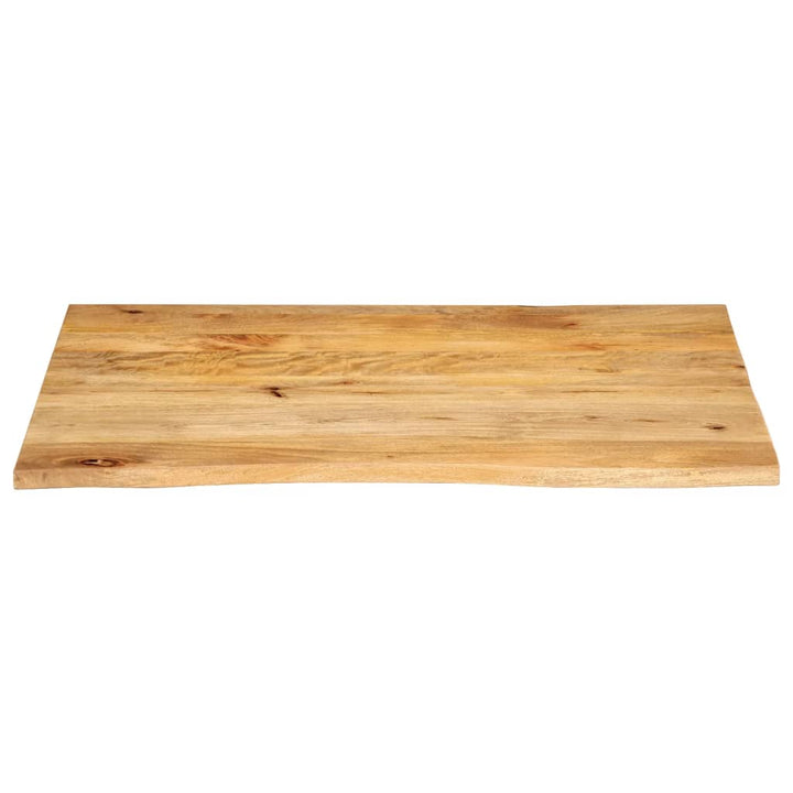 bordplade 90x80x3,8 cm naturlig kant massivt mangotræ
