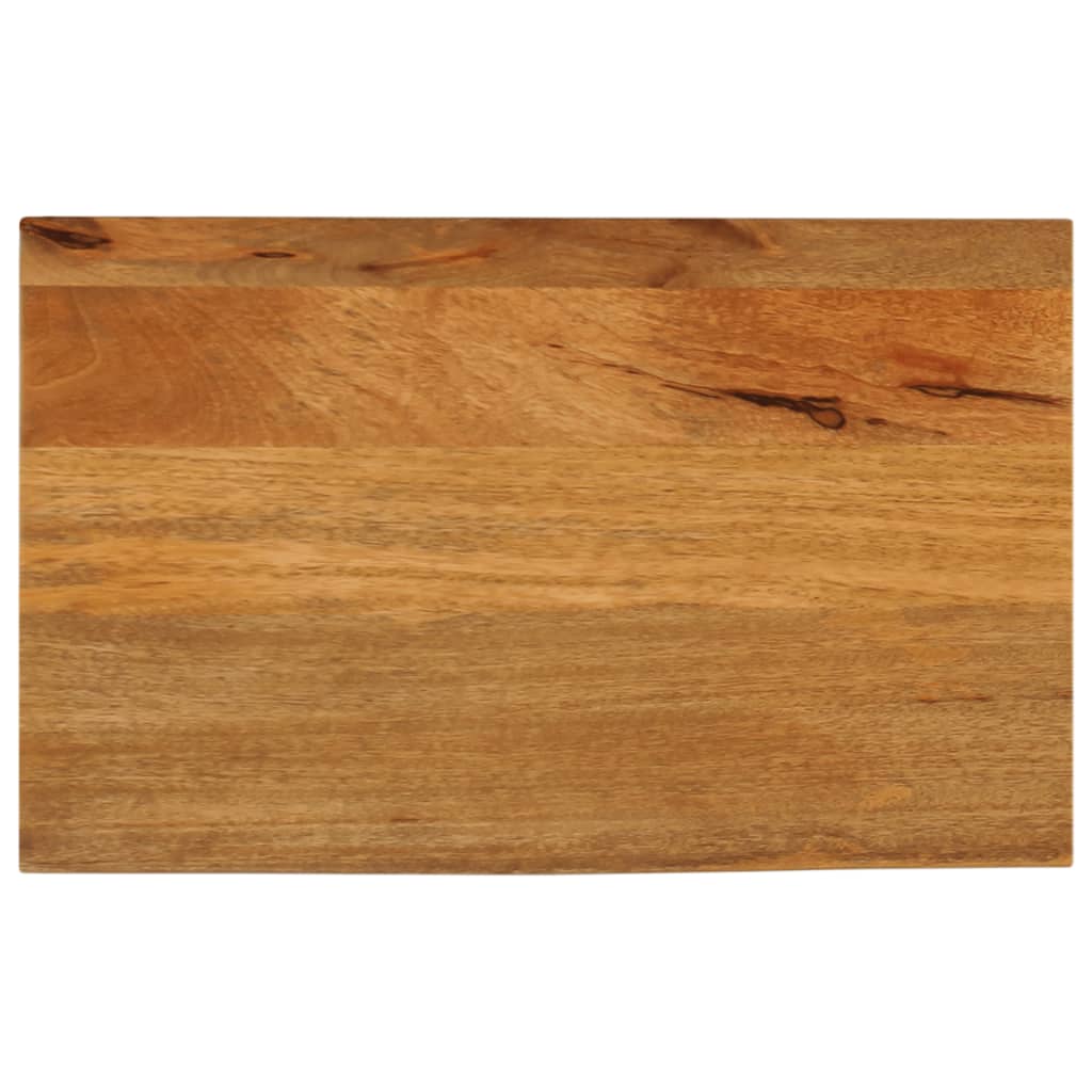 bordplade 40x20x2,5 cm naturlig kant massivt mangotræ