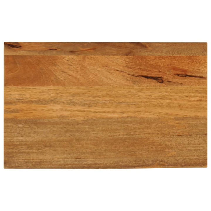 bordplade 40x20x2,5 cm naturlig kant massivt mangotræ